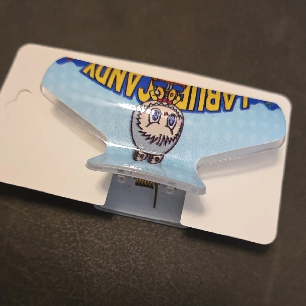 (J52) Labubu Blue Claw HairClip